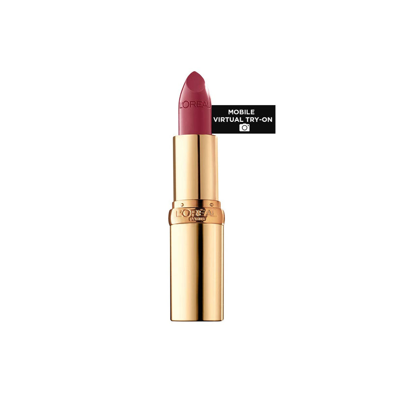 L’Oréal Paris Colour Riche Original Creamy, Hydrating Satin Lipstick with Argan Oil and Vitamin E, Blushing Berry , 1 Count