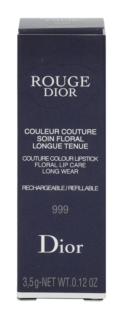 Christian Dior Rouge Dior Couture Lipstick - 999 Matte Lipstick (Refillable) Women 0.12 oz