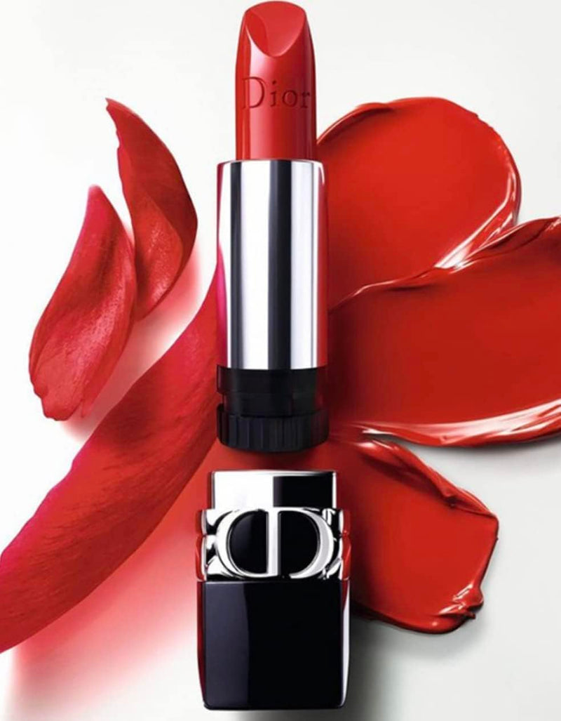 Dior Rouge Lipstick Refill 999 Matte Red - Full Size 0.12oz / 3.5mL