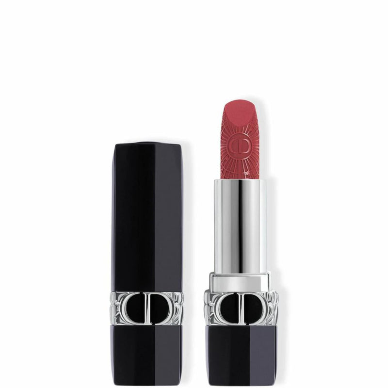 Dior Rouge 674 Midnight Rose Matte Finish Enchanted Rosewood Refillable Lipstick