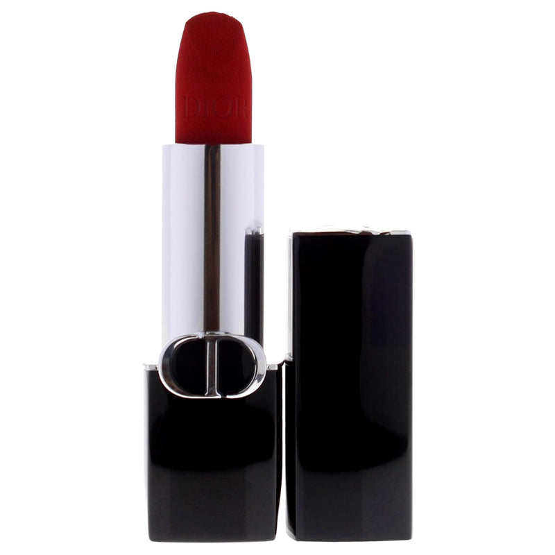Dior Rouge Couture Velvet Lipstick - 999 Velvet by Christian for Women - 0.12 oz Lipstick (Refillable)