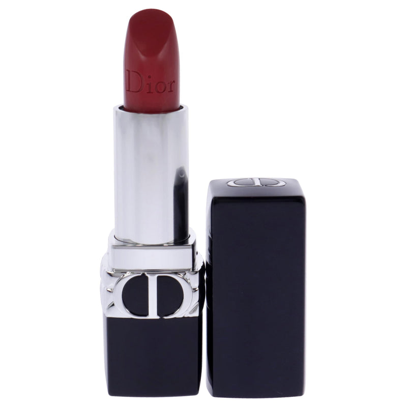Christian Dior Rouge Dior Colored Satin Lip Balm - 999 The Iconic Red for Women - 0.12 oz Lipstick (Refillable)