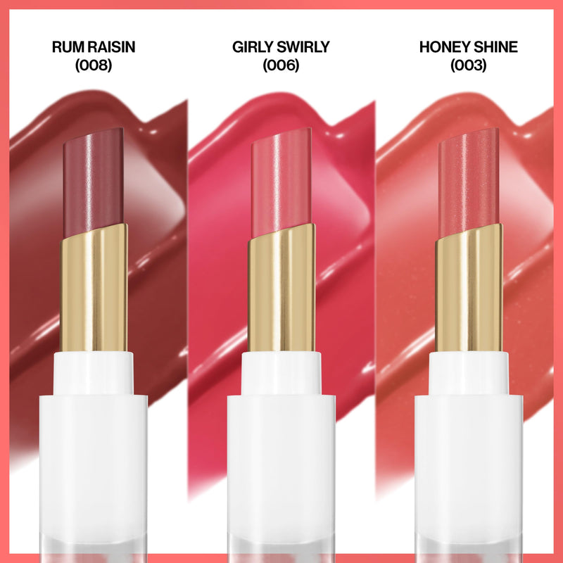 REVLON Super Lustrous Glass Shine Balm, Hydrating Tinted Lipstick, Sheer, Glossy Shiny Finish, 002 Pink Flip, 0.11 oz