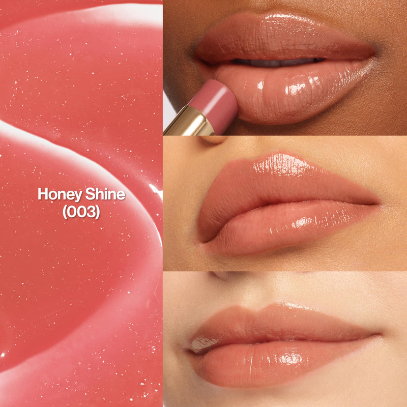 REVLON Super Lustrous Glass Shine Balm, Hydrating Tinted Lipstick, Sheer, Glossy Shiny Finish, 002 Pink Flip, 0.11 oz