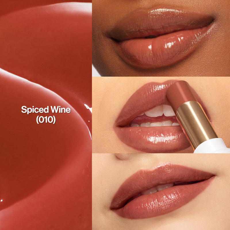 REVLON Super Lustrous Glass Shine Balm, Hydrating Tinted Lipstick, Sheer, Glossy Shiny Finish, 002 Pink Flip, 0.11 oz